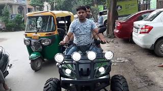 ATV Quad Bike riding in Delhi  300cc ATV  Review amp Specification  Cheapest ATV 2019 edition India [upl. by Ahsait]