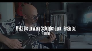 Wake Me Up When September Ends  Green Day Guitar Tutorial [upl. by Cammie]