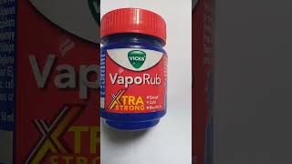 VICKS Vapor Rub XTRA STRONG N KyrgyzstanFor Treatment of Cough Cold HeadacheMedicalCareHealthyLif [upl. by Asik]