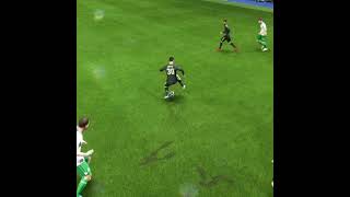 Messi vs goalkeeper in FiFA23 shorts [upl. by Ellerol638]