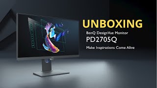 UNBOXING MONITOR BENQ PD2705Q EN ESPAÑOL [upl. by Niwrek]