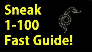 Sneak 1100 in 10 minutes Guide Skyrim Fastest way to level [upl. by Isabella]