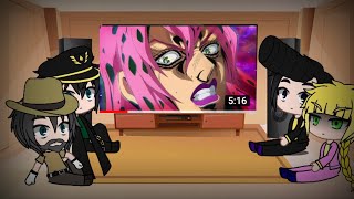 Joestar reacts to Giorno vs Diavolo Gacha Club Thai salit apnngam [upl. by Gerrald]