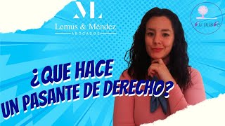 Tips para pasantes de derecho [upl. by Secnirp]