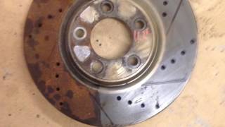 Rust Removal Using White Vinegar On Rusty Brakes [upl. by Anifur]