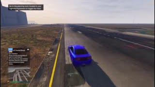 GTA 5  Buffalo STX speed test on airstrip [upl. by Alekim]