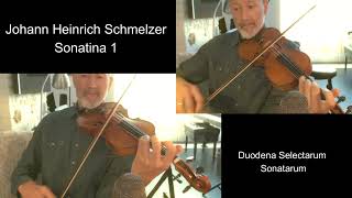 Johann Heinrich SCHMELZER  Sonatina nr 1 from Duodena Selectarum Sonatarum [upl. by Nojid407]