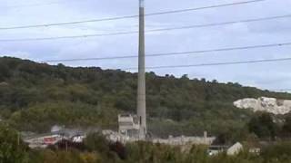 Halling Cemex Chimney Demolition [upl. by Adnilav]