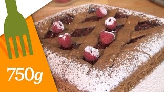 Recette de la Tarte Linzer chocolatframboise  750g [upl. by Quenna]