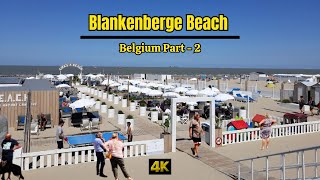 Walking in Blankenberge Belgium part 2 of 3  Blankenberge Beach Walking Tour  4K HDR [upl. by Suvart]