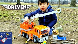 Driven Crane Truck Toy By Battat Truck Toys For Kids [upl. by Jobyna657]