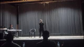 Billie Eilish  No Time To Die cover by Ukhona Mbali Live at the annual BTHS Talent Show [upl. by Teak]