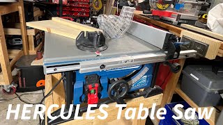 HERCULES 15 Amp 10inch Table Saw  4year review [upl. by Rather]