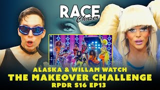 Willam and Alaska Watch Season 16s Makeover Challenge [upl. by Yrgoerg]