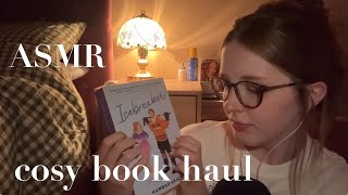 ASMR a cosy book haul ☕️📔 [upl. by Hi77]