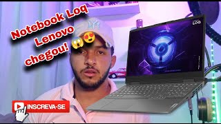 Chegou o Notebook LOQ Lenovo RTX2050  Unboxing [upl. by Onailerua]