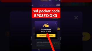 Binance Red Pocket Code Today  red pocket code  new red pocket code  today red pocket code [upl. by Finlay]