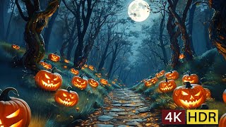 Relaxing Halloween Ambience 🎃 Haunted Autumn House 👻 Spooky Sounds Halloween Music [upl. by Standford87]