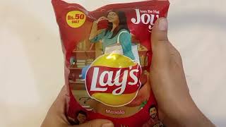 Filling my Bowls with Lays chips ASMR  I tried 4 different Lays Phota Chips [upl. by Laresa]