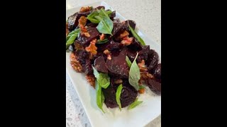 Beet and Walnut Salad [upl. by Jabon]