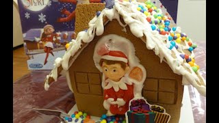 Elf Gingerbread House How To [upl. by Polinski616]