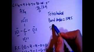 Carbon Tetrachloride CCl4 Lewis Dot Structure [upl. by Daukas678]
