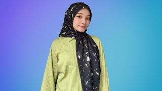 Everyday Simple Bawal Tutorial 2024 🧕🏻 TUTORIAL TUDUNG BAWAL SIMPLE [upl. by Hacissej]