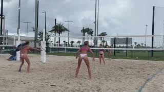 CAT 5 U16 SARAH MC DONNELL  AVERY SIMON BEACH VOLLEYBALL M4 [upl. by Deland]