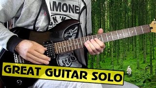 Saturnus  Forest Of Insomnia Guitar cover Great Guitar Solo [upl. by Eelanaj]