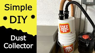 Easy To Make  Cyclone Dust Collector DIY [upl. by Asirap]