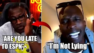 Shannon Sharpe amp Ocho HEATED ARGUMENT Being UNPROFESSIONAL Late for Nightcap [upl. by Annawit]