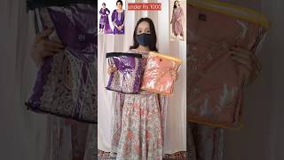 Meesho simple purple 🟣 dress unboxing and wearing elegant and beautiful look ytshorts viral video [upl. by Allesiram565]