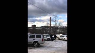 Millinocket Mill Stack Demolition [upl. by Ailaht669]