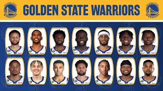 Golden State WARRIORS New Roster 20232024 Player Lineup Profile Update as of October 5 [upl. by Aicila]