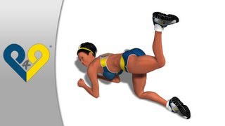 Burn Cellulite exercise Hip extensions bent knee [upl. by Swor]