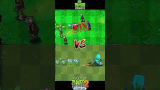 Pvz 2 Vs Pvz  Cabbage Pult Snow Pea Plant Team Vs Newspaper zombie Team shorts [upl. by Purvis]