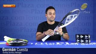 Dunlop Force 105 Tennis Racquet Review  Tennis Plaza [upl. by Macleod]