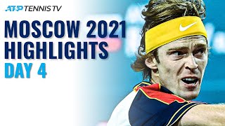 Rublev Takes On Mannarino Karatsev vs Gerasimov amp Simon vs McDonald  Moscow 2021 Highlights Day 4 [upl. by Dlonyer]