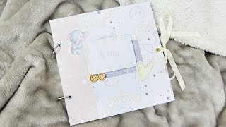 Tutorial Baby Powder album neonato Facile [upl. by Ennayhc]