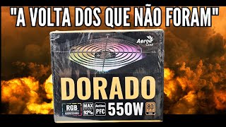 REVIEW DA FONTE AEROCOOL DORADO 550W quotGOLDquot  SERÁ QUE É GOLD [upl. by Anaele302]