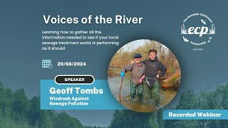 Voices of the River with Geoff Tombs  Aug 20th [upl. by Saref]