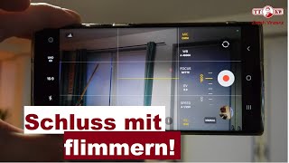 FlackernFlimmern bem Smartphone Handy abstellen Was tun wenn die Kamera flackert Flimmer Problem [upl. by Clere681]