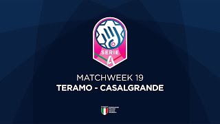 Serie A1 19  TERAMO  CASALGRANDE [upl. by Britte]