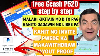 FREE Gcash P520 own payout proof kahit walang invite pwede makawithdraw walang puhunan eto lng gawin [upl. by Yuhas]