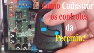 Como Cadastrar controle remoto da peccinin PASSO a PASSO na Placa Eletronica  Eletrônica Fácil [upl. by Lavicrep]