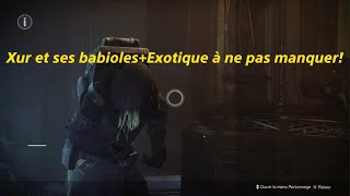 Destiny 2 Xur 26 au 30 juillet 2024 [upl. by Rubio513]