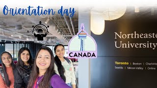 ORIENTATION DAY  NORTHEASTERN UNIVERSITY TORONTO CAMPUS INTERNATIONAL STUDENT  CANADA 🇨🇦 [upl. by Merrily]