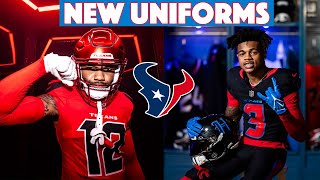 ReviewBreakdown of the Houston Texans NEW Uniforms [upl. by Aryn]