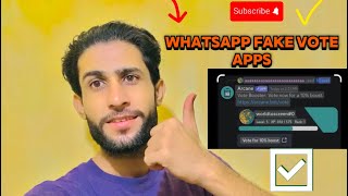 WhatsApp fake vote  WhatsApp fake poll vote WhatsApp fake number whatsappfakevote whatssapvotes [upl. by Niwroc32]