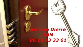 TUTO comment changer une serrure dierre atra how to change a Dierre lock [upl. by Eelesor]